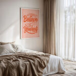 Believe In Yourself Poster – Positive Quotes Wall Art