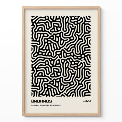 Bauhaus Modern Wall Art Print
