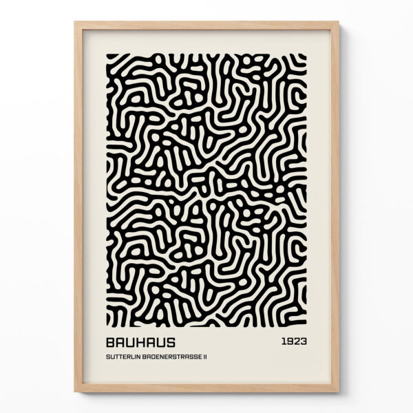 Bauhaus Modern Wall Art Print