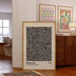 Bauhaus Modern Wall Art Print