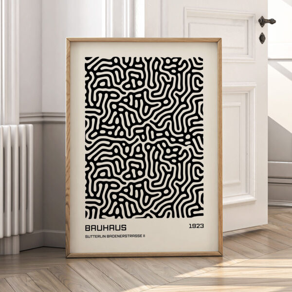 Bauhaus Modern Wall Art Print