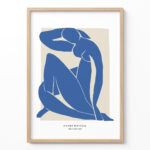 Blue Nude Matisse Poster – Modern Art Print