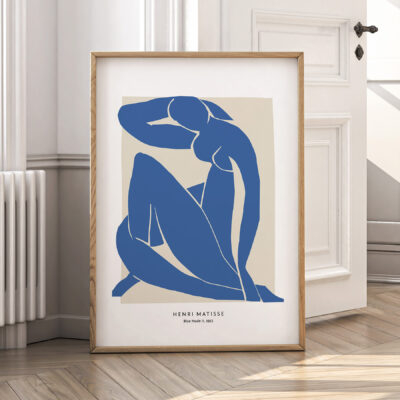 Blue Nude Matisse Poster – Modern Art Print