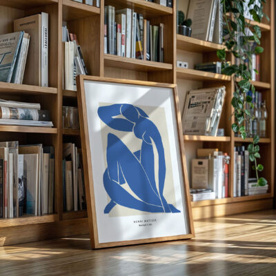 Blue Nude Matisse Poster – Modern Art Print