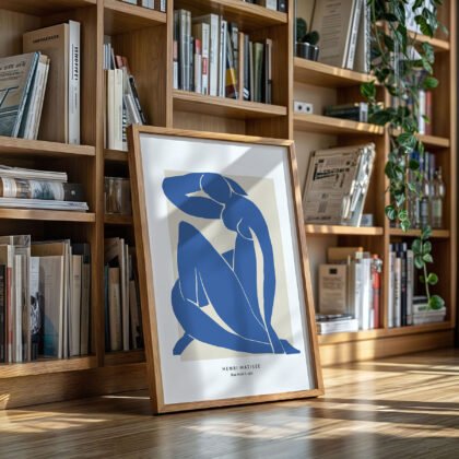 Blue Nude Matisse Poster – Modern Art Print