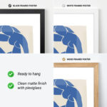 Blue Nude Matisse Poster – Modern Art Print