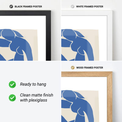 Blue Nude Matisse Poster – Modern Art Print