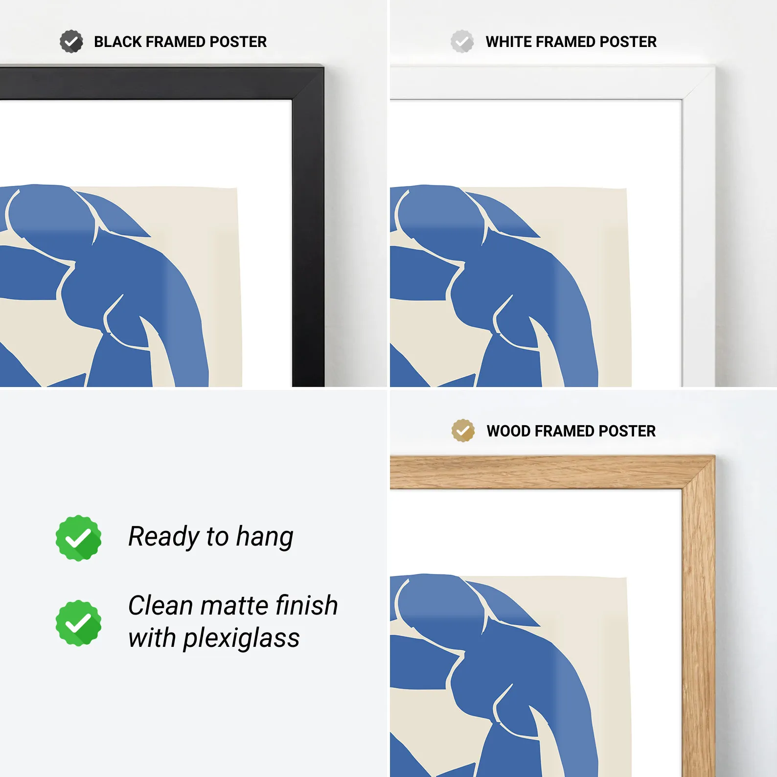 Blaue Figur (Nr. 1) – Henri Matisse Wandbild
