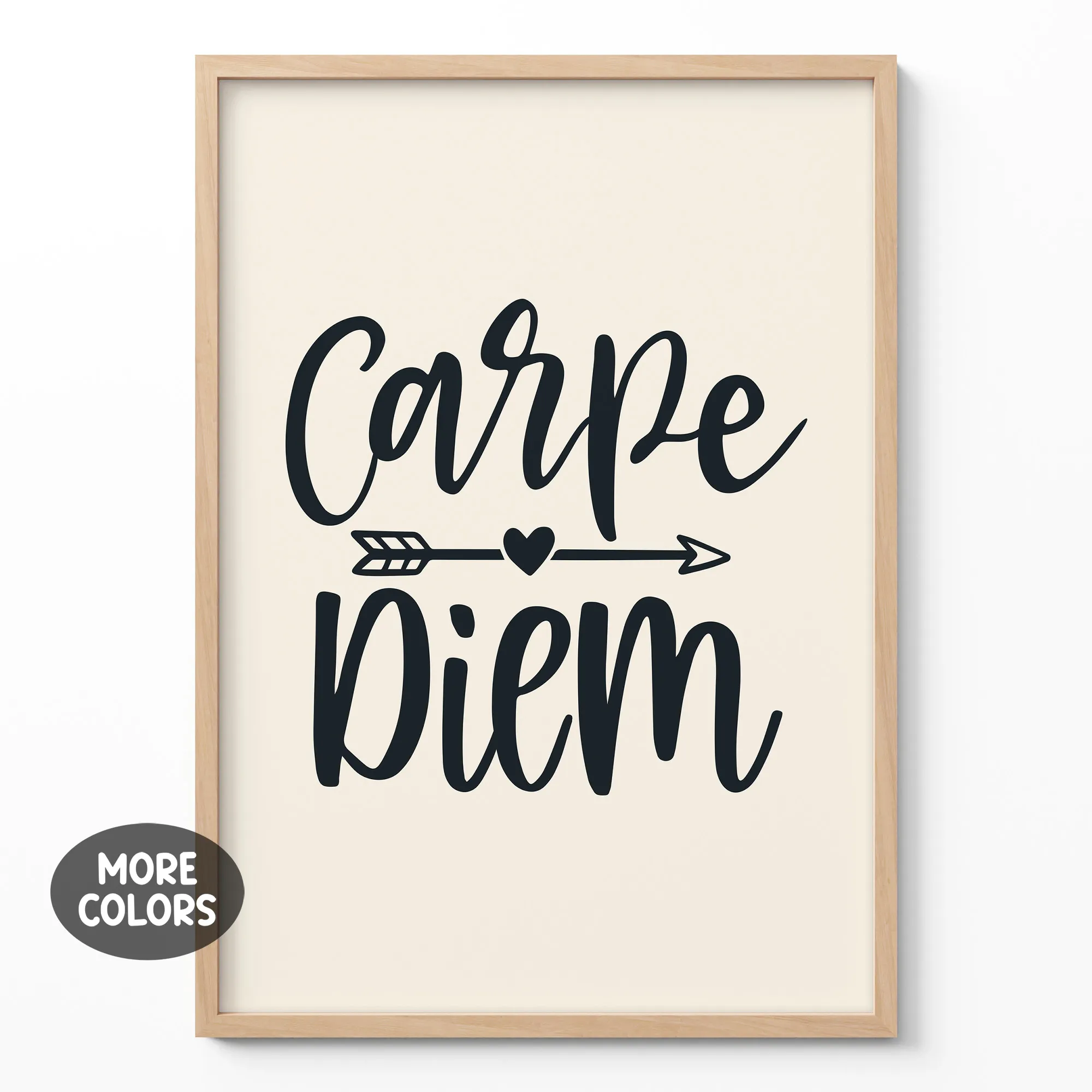 Tipografinis paveikslas – Carpe Diem