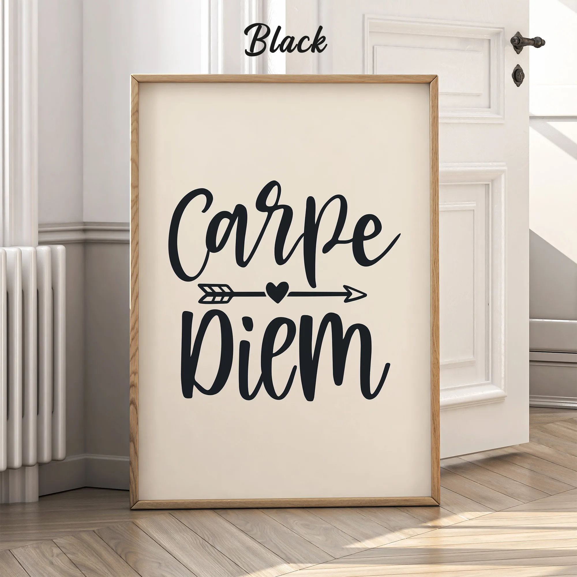 Tipografinis paveikslas – Carpe Diem