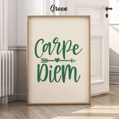 Tipografinis paveikslas – Carpe Diem
