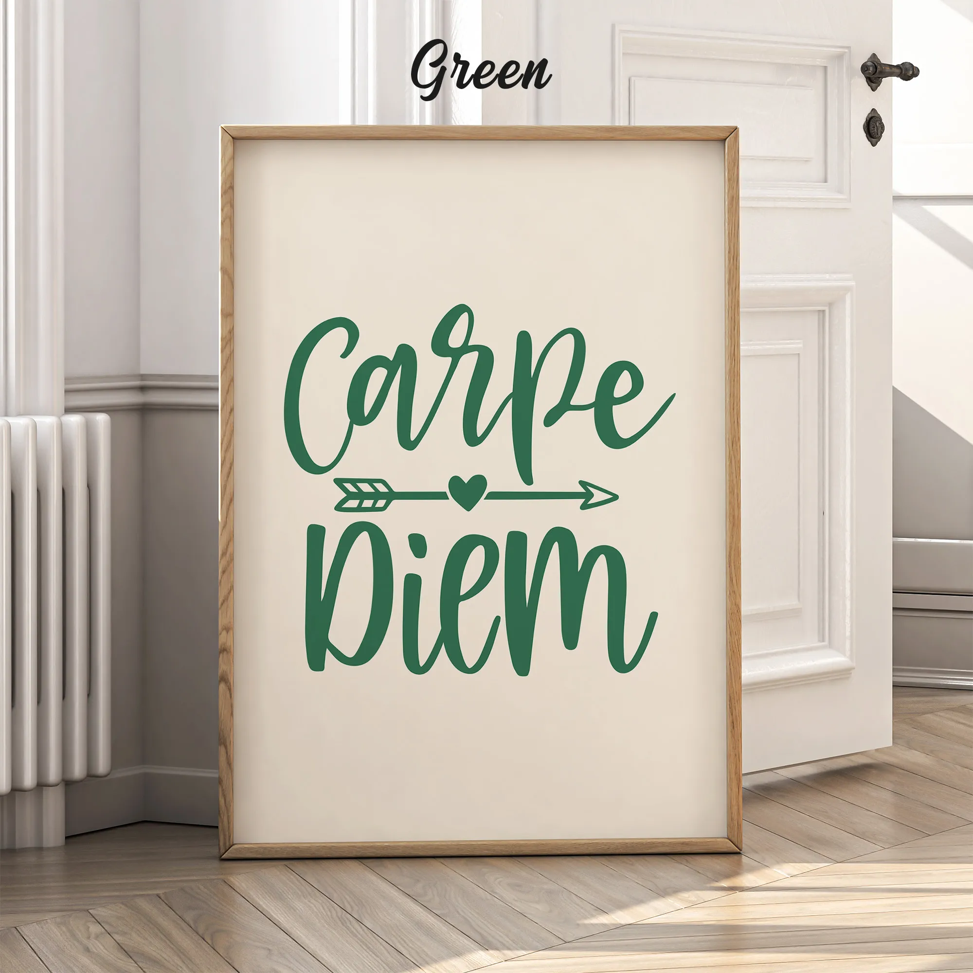Tipografinis paveikslas – Carpe Diem