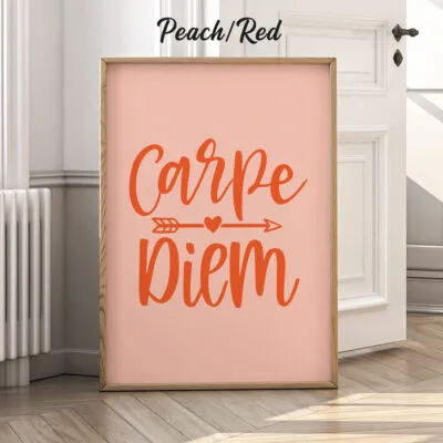 Tipografinis paveikslas – Carpe Diem