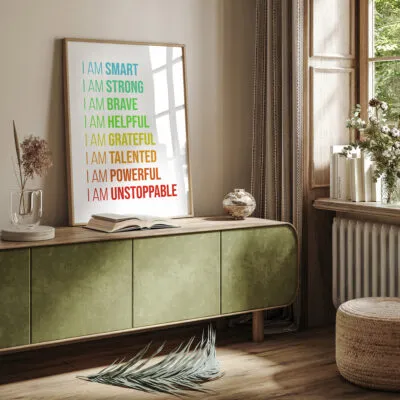 Kids Affirmation Wall Art