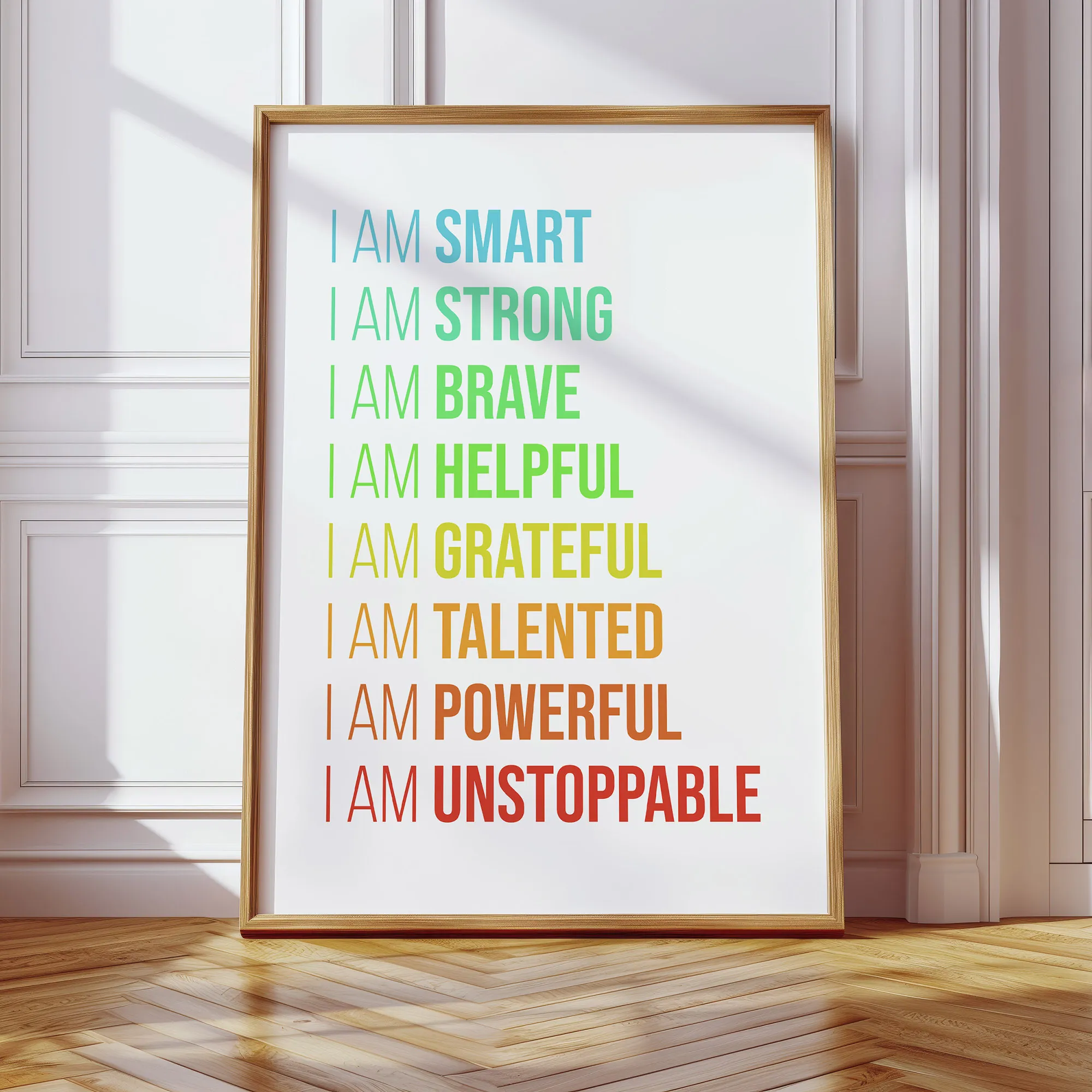 Kids Affirmation Wall Art