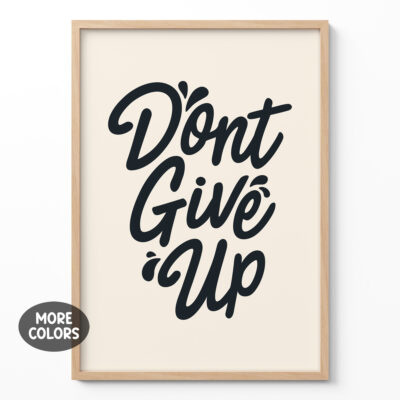 Don't Give Up Poster