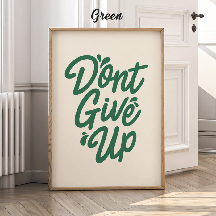 Don't Give Up Poster