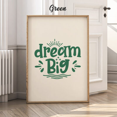 Dream Big Poster