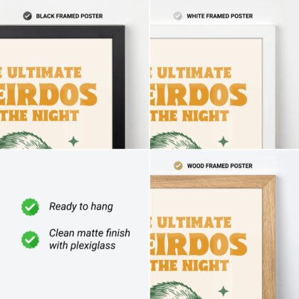 Raccoon Art Print – The Ultimate Weirdos of the Night