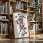 Cowboy Raccoon Poster – This Town Ain’t Big Enough Print