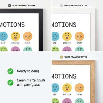Emotions Wall Art for Kids