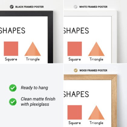 Shapes Wall Art for Kids