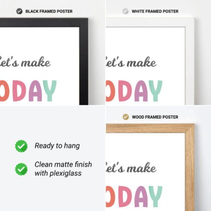 Let’s Make Today a Great Day Wall Art