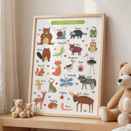 Animals Wall Art for Kids