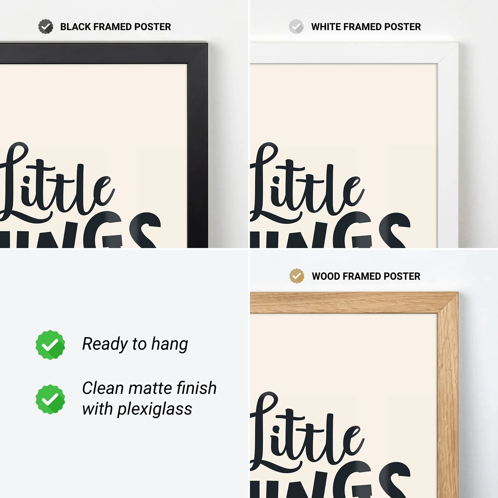 Little Things Make Big Days – Poster or Canvas Print