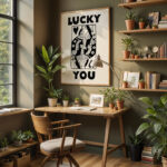 Queen of Hearts Wall Art – Lucky You Print