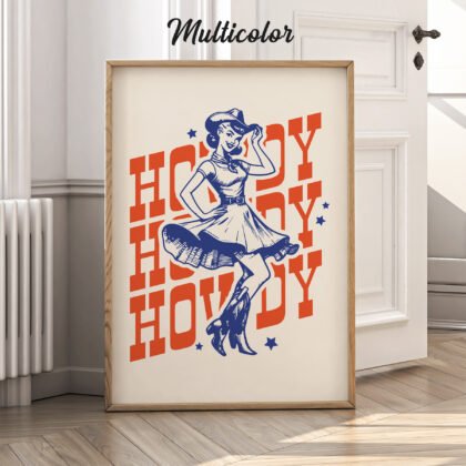 Cowgirl Wall Art – Poster or Canvas Print