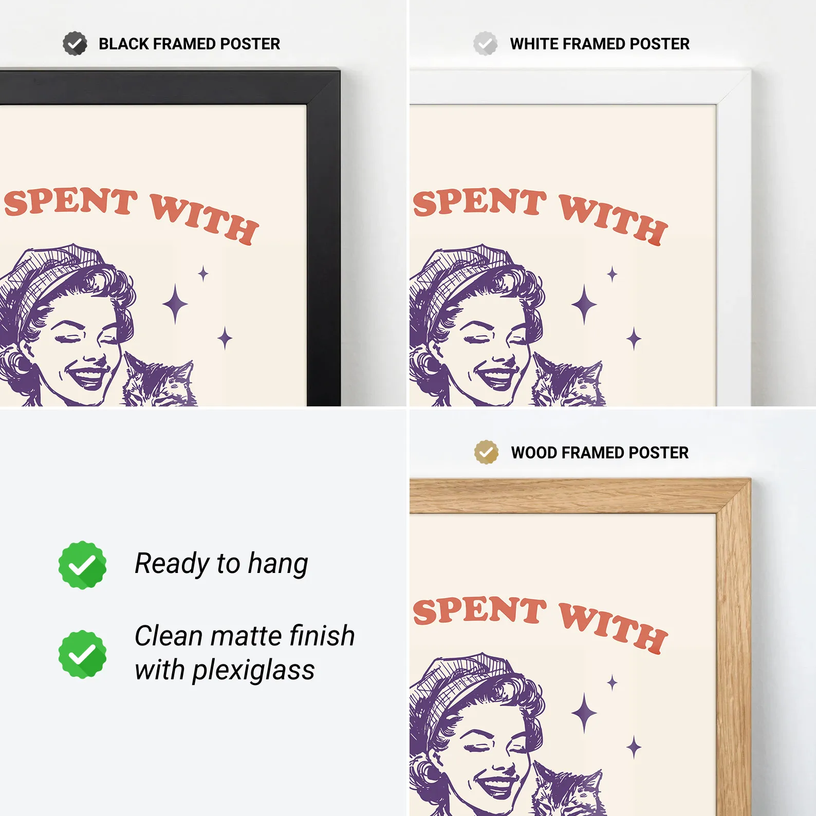 Woman with Cat – Time Spent with Coffee & Cats is Never Wasted