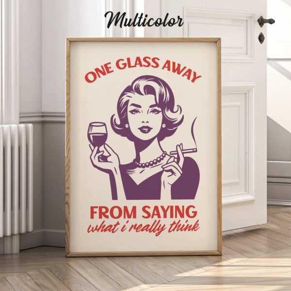 Funny Wine Wall Art