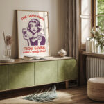 Funny Wine Wall Art