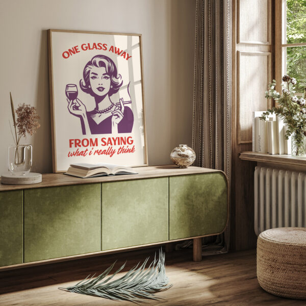 Funny Wine Wall Art