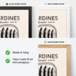 Sardines Kitchen Wall Art – Retro Sardine Tin Print