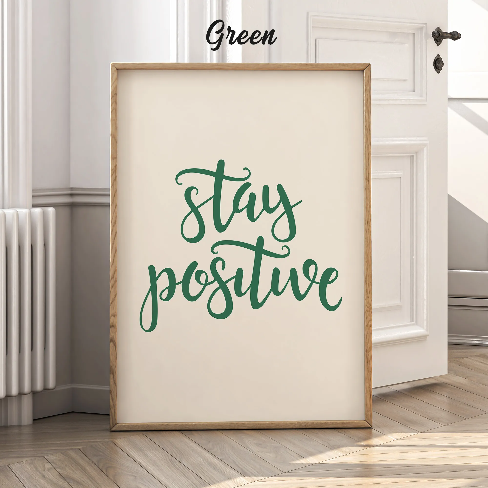Stay Positive Wall Art