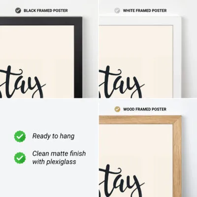 Stay Positive Wall Art