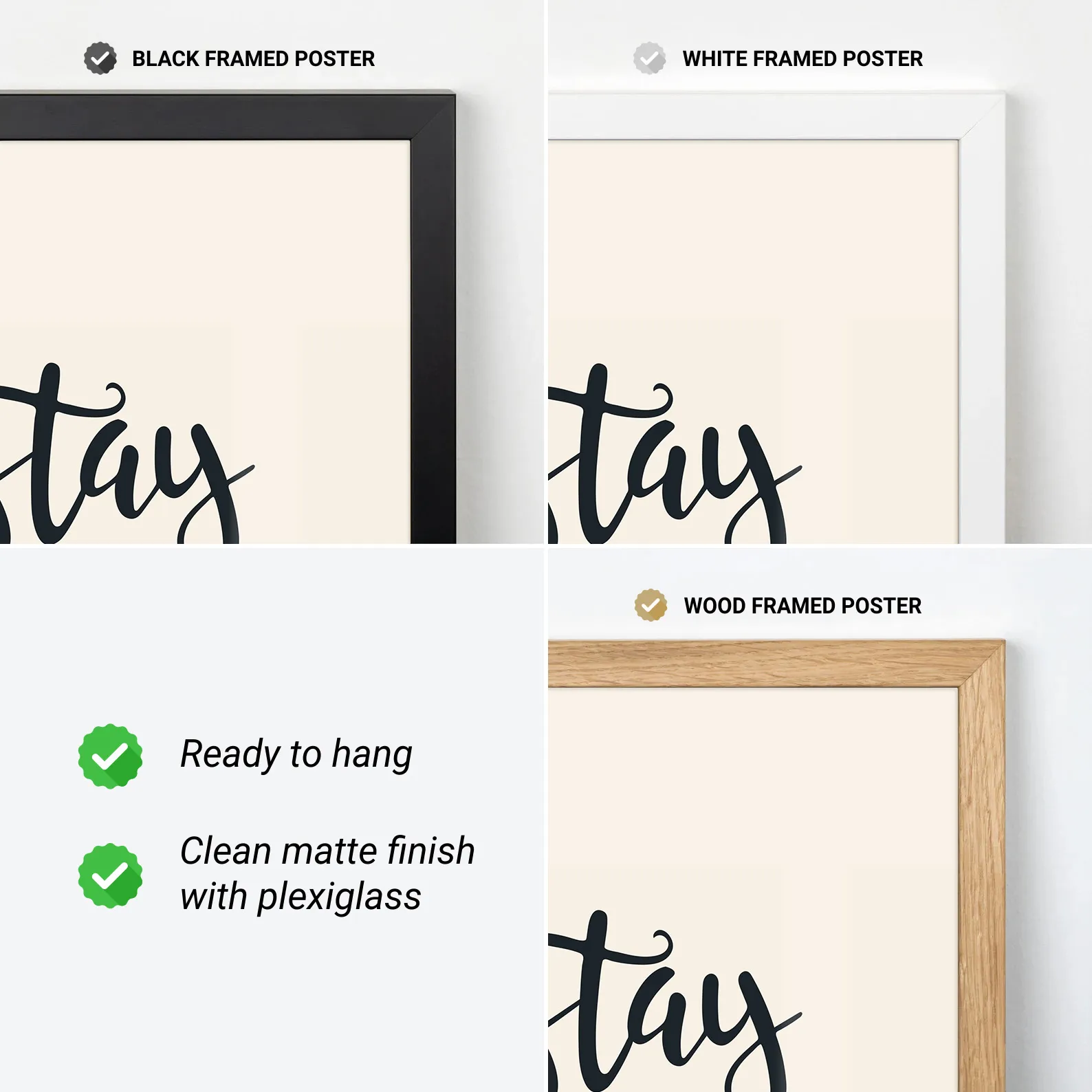 Stay Positive Wall Art