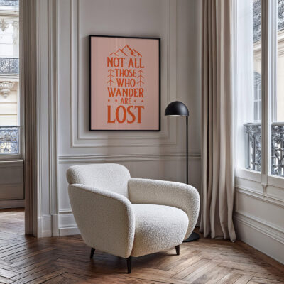 Tolkien Poster Not All Those Who Wander Are Lost