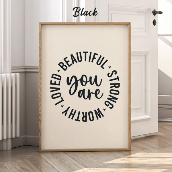 Self Love Poster – Positive Quotes Wall Art