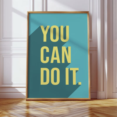 You Can Do It Poster