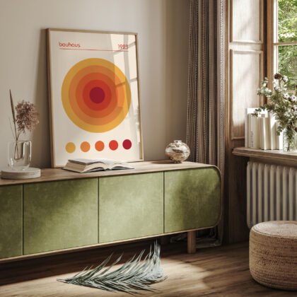 Bauhaus 1923 Print – Orange