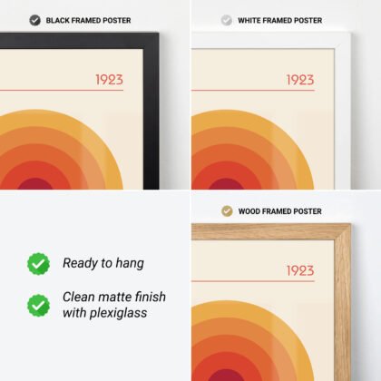 Bauhaus 1923 Print – Orange