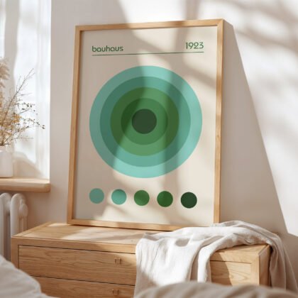 Bauhaus 1923 Print – Green