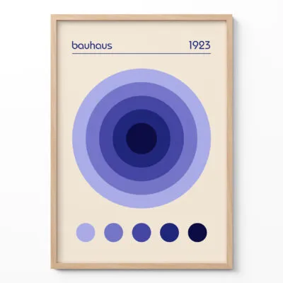 Bauhaus 1923 paveikslas – Violetinė