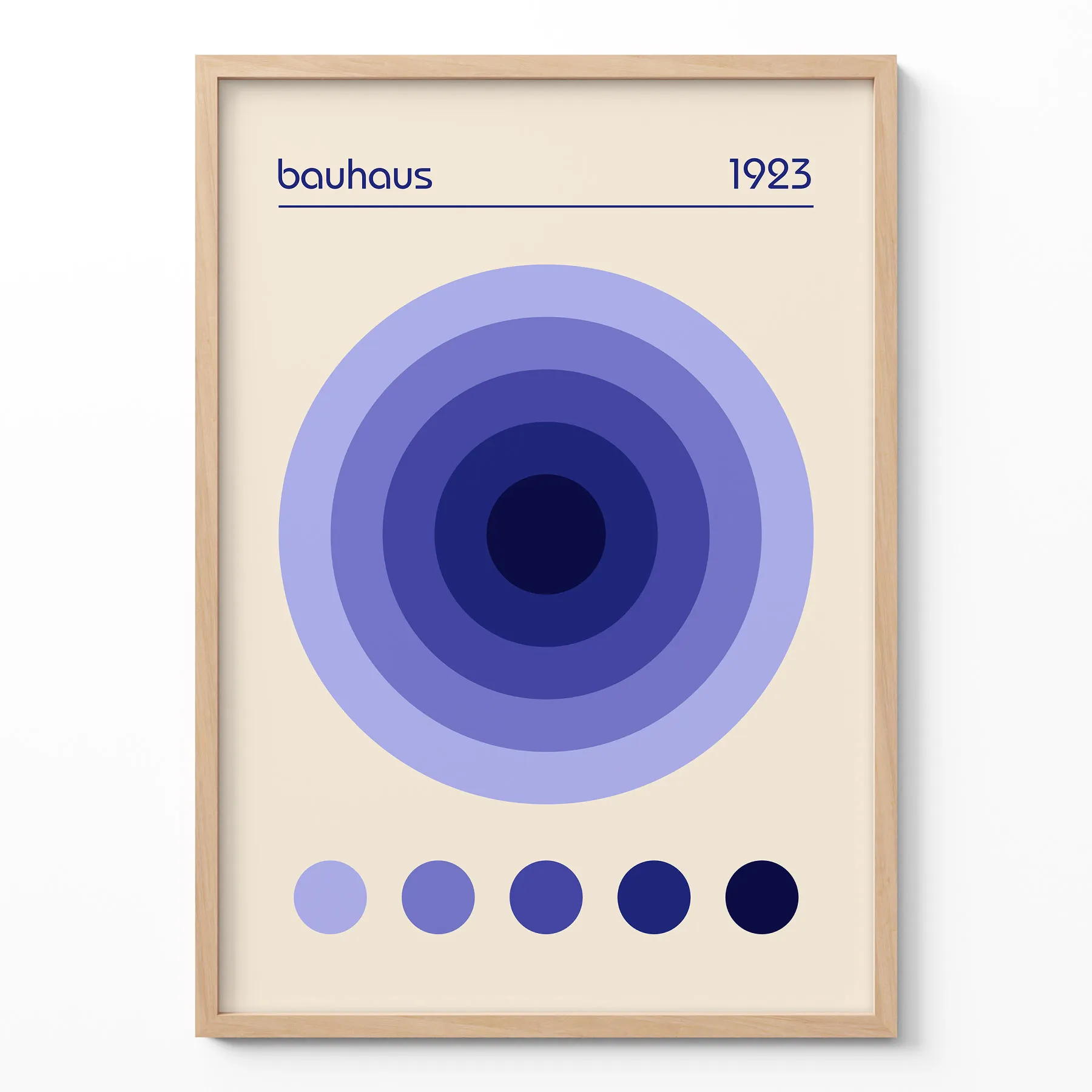 Bauhaus 1923 paveikslas – Violetinė
