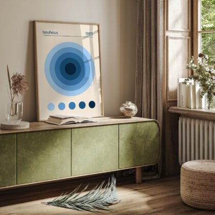 Bauhaus 1923 Print – Blue