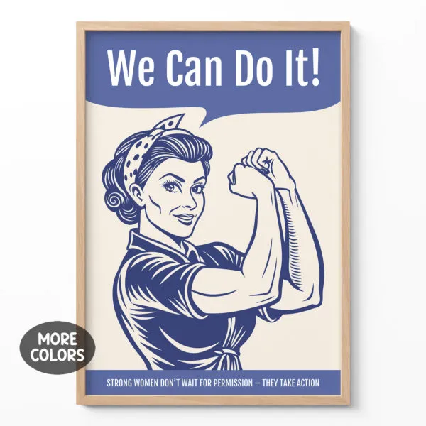 Wandbild – Starke Frauen (We Can Do It)