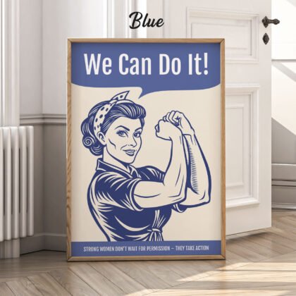Strong Women Wall Art – We Can Do It